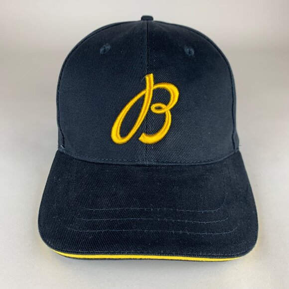 Breitling Watches Navy Blue Adjustable Leather Strapback Hat - Picture 2 of 5